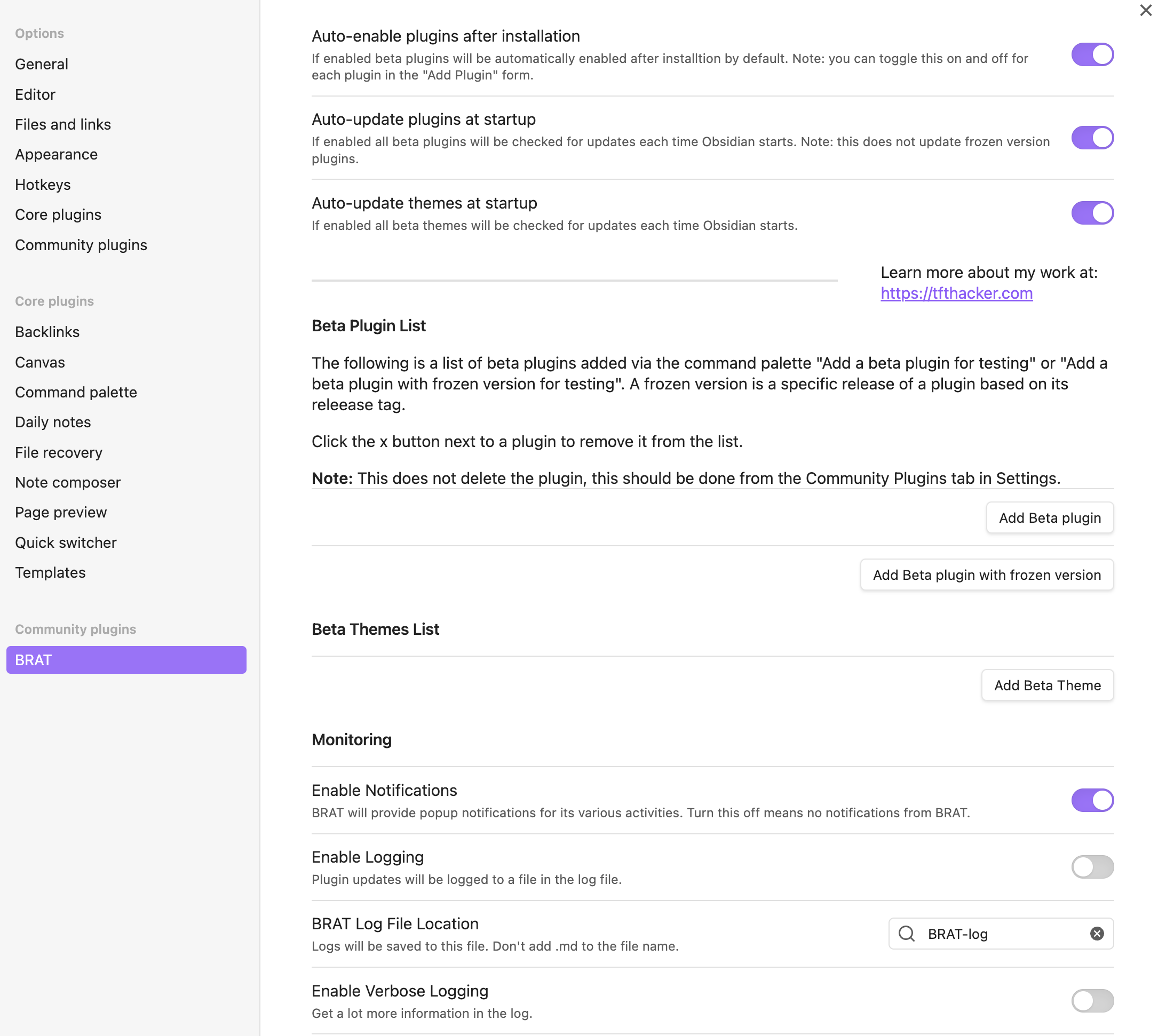 configure-obsidian-brat-plugin